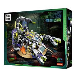 TOP TOY TC2105 2105 TRENDY PLAYER MECHANICAL CREATION 3.0 BỌ CẠP ĐƯỢC TẢI LẠI bộ đồ chơi xếp lắp ráp ghép mô hình 910 khối