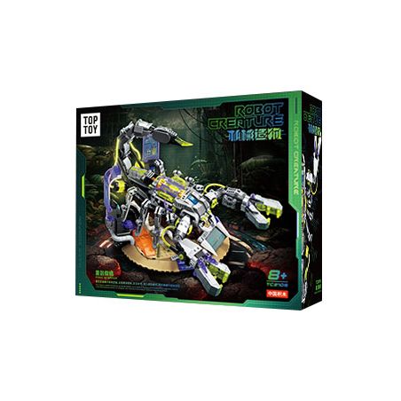 TOP TOY TC2105 2105 TRENDY PLAYER MECHANICAL CREATION 3.0 BỌ CẠP ĐƯỢC TẢI LẠI bộ đồ chơi xếp lắp ráp ghép mô hình 910 khối