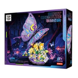 TOP TOY TC2106 2106 SÁNG TẠO CƠ KHÍ TRENDY PLAYER 3.0 CON BƯỚM BÍ ẨN ĐẦY MÀU SẮC bộ đồ chơi xếp lắp ráp ghép mô hình 830 khối