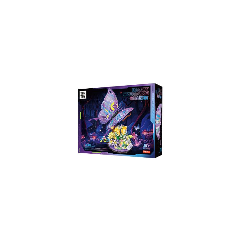 TOP TOY TC2106 2106 SÁNG TẠO CƠ KHÍ TRENDY PLAYER 3.0 CON BƯỚM BÍ ẨN ĐẦY MÀU SẮC bộ đồ chơi xếp lắp ráp ghép mô hình 830 khối