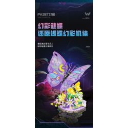 TOP TOY TC2106 2106 SÁNG TẠO CƠ KHÍ TRENDY PLAYER 3.0 CON BƯỚM BÍ ẨN ĐẦY MÀU SẮC bộ đồ chơi xếp lắp ráp ghép mô hình 830 khối