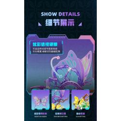 TOP TOY TC2106 2106 SÁNG TẠO CƠ KHÍ TRENDY PLAYER 3.0 CON BƯỚM BÍ ẨN ĐẦY MÀU SẮC bộ đồ chơi xếp lắp ráp ghép mô hình 830 khối