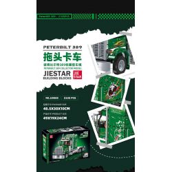 JIESTAR JJ9069 9069 ĐẦU XE TẢI PETERBILT 389 bộ đồ chơi xếp lắp ráp ghép mô hình Technic Kỹ Thuật Công Nghệ Cao Mô Hình Phương Tiện 2105 khối
