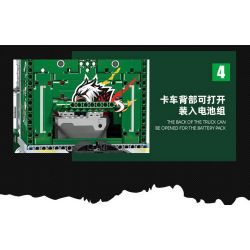 JIESTAR JJ9069 9069 ĐẦU XE TẢI PETERBILT 389 bộ đồ chơi xếp lắp ráp ghép mô hình Technic Kỹ Thuật Công Nghệ Cao Mô Hình Phương Tiện 2105 khối