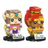 JIESTAR JJ9063 9063 TRUYỀN THUYẾT VỀ ZELDA VÀ URBOSA bộ đồ chơi xếp lắp ráp ghép mô hình Brickheadz ZELDA & URPOZA Nhân Vật Đầu To 455 khối