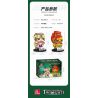 JIESTAR JJ9063 9063 TRUYỀN THUYẾT VỀ ZELDA VÀ URBOSA bộ đồ chơi xếp lắp ráp ghép mô hình Brickheadz ZELDA & URPOZA Nhân Vật Đầu To 455 khối