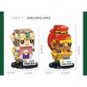 JIESTAR JJ9063 9063 TRUYỀN THUYẾT VỀ ZELDA VÀ URBOSA bộ đồ chơi xếp lắp ráp ghép mô hình Brickheadz ZELDA & URPOZA Nhân Vật Đầu To 455 khối