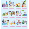 JIESTAR 59070 CÔ GÁI THÀNH THỊ 12 PHONG CÁCH bộ đồ chơi xếp lắp ráp ghép mô hình Girl DREAM TOWN Con Gái 411 khối