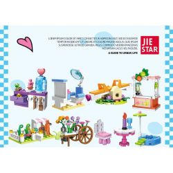 JIESTAR 59070 CÔ GÁI THÀNH THỊ 12 PHONG CÁCH bộ đồ chơi xếp lắp ráp ghép mô hình Girl DREAM TOWN Con Gái 411 khối