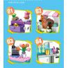 JIESTAR 59070 CÔ GÁI THÀNH THỊ 12 PHONG CÁCH bộ đồ chơi xếp lắp ráp ghép mô hình Girl DREAM TOWN Con Gái 411 khối
