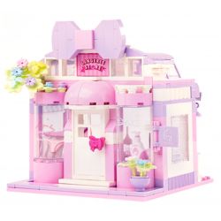 ZHEGAO DS1028 1028 CỬA HÀNG TNHH XIYUE MOMENT ĐỒ LÓT TREASURE PINK SWEETHEART bộ đồ chơi xếp lắp ráp ghép mô hình TREASURE UNDERWEAR