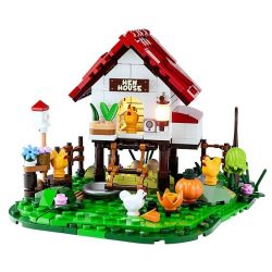 LUMIBRICKS FUNWHOLE F9034 9034 CUỘC SỐNG NÔNG TRẠI CHUỒNG GÀ MINI bộ đồ chơi xếp lắp ráp ghép mô hình City Thành Phố 323 khối