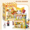 DOUBLE HEIGHT 60523 BURGER MEOW DỄ THƯƠNG bộ đồ chơi xếp lắp ráp ghép mô hình CUTE PET SERIES 857 khối