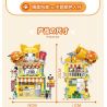 DOUBLE HEIGHT 60523 BURGER MEOW DỄ THƯƠNG bộ đồ chơi xếp lắp ráp ghép mô hình CUTE PET SERIES 857 khối