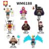 WM 2754 2755 2756 2757 2758 2759 2760 2761 6188 NHÂN VẬT NHỎ ONE PIECE 8 LOẠI bộ đồ chơi xếp lắp ráp ghép mô hình Movie & Game Phim Và Trò Chơi