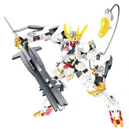 JIESTAR 58196 CHIẾN TRANH GIỮA CÁC VÌ SAO HOÀNG ĐẾ SIRIUS bộ đồ chơi xếp lắp ráp ghép mô hình Movie & Game LUPUS REX IRON-BLOODED Phim Và Trò Chơi 1593 khối