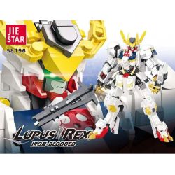 JIESTAR 58196 CHIẾN TRANH GIỮA CÁC VÌ SAO HOÀNG ĐẾ SIRIUS bộ đồ chơi xếp lắp ráp ghép mô hình Movie & Game LUPUS REX IRON-BLOODED Phim Và Trò Chơi 1593 khối