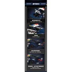 MouldKing 15073 Mould King 15073 RÀO CHẮN XE KÉO MUSTANG ĐÃ ĐƯỢC BIẾN ĐỔI bộ đồ chơi xếp lắp ráp ghép mô hình Technic Kỹ Thuật Công Nghệ Cao Mô Hình Phương Tiện 786 khối