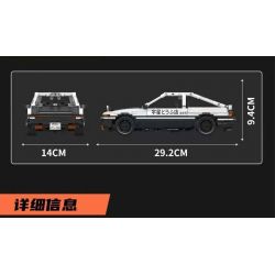 MouldKing 15064 Mould King 15064 AE86 bộ đồ chơi xếp lắp ráp ghép mô hình Technic Kỹ Thuật Công Nghệ Cao Mô Hình Phương Tiện 790 khối