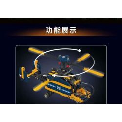 MouldKing 24048 Mould King 24048 MÁY BAY TRỰC THĂNG CÁNH QUẠT ĐÔI QUAY NGƯỢC ĐỒNG TRỤC bộ đồ chơi xếp lắp ráp ghép mô hình Technic COAXIAL COUNTER ROTATING HELICOPTER Kỹ Thuật Công Nghệ Cao Mô Hình Phương Tiện 274 khối