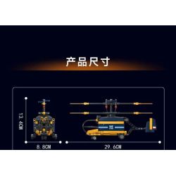 MouldKing 24048 Mould King 24048 MÁY BAY TRỰC THĂNG CÁNH QUẠT ĐÔI QUAY NGƯỢC ĐỒNG TRỤC bộ đồ chơi xếp lắp ráp ghép mô hình Technic COAXIAL COUNTER ROTATING HELICOPTER Kỹ Thuật Công Nghệ Cao Mô Hình Phương Tiện 274 khối