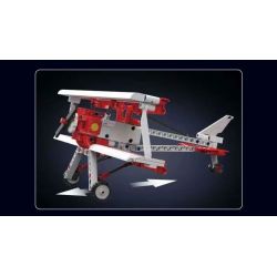 MouldKing 24049 Mould King 24049 MÁY BAY HAI CÁNH MÀU ĐỎ bộ đồ chơi xếp lắp ráp ghép mô hình Technic RED BIPLANE Kỹ Thuật Công Nghệ Cao Mô Hình Phương Tiện 300 khối