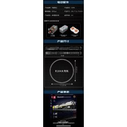 MouldKing 12031 Mould King 12031 ĐẦU MÁY HƠI NƯỚC UNION PACIFIC UP844 bộ đồ chơi xếp lắp ráp ghép mô hình City UNION PACIFIC 844 STEAM LOCOMOTIVE Thành Phố 3357 khối