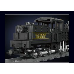 JMBRICKLAYER 51113 MouldKing 12032 Mould King 12032 ĐẦU MÁY HƠI NƯỚC SHAY bộ đồ chơi xếp lắp ráp ghép mô hình City SHAY-TYPE STEAM LOCOMOTIVE Thành Phố 880 khối