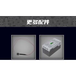 JMBRICKLAYER 51113 MouldKing 12032 Mould King 12032 ĐẦU MÁY HƠI NƯỚC SHAY bộ đồ chơi xếp lắp ráp ghép mô hình City SHAY-TYPE STEAM LOCOMOTIVE Thành Phố 880 khối