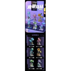 JMBRICKLAYER 20145 FUNIFY W9200 9200 HOA BIẾN 6 LOẠI BÊN KIA VẦNG TRĂNG TRÒN NGƯỜI TÌNH KHẾ ƯỚC NGHE HƯƠNG YÊU MƠ MỘNG NỞ RỘ LỜI MỞ ĐẦU TUỔI TRẺ SƯƠNG MÙ LẶNG LẼ bộ đồ chơi xếp lắp ráp ghép mô hình Arts & Crafts VARIABLE BLOSSOM