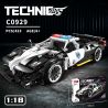 WOMA C0929 0929 SIÊU XE CẢNH SÁT STALKER KÉO LÙI 1:18 tỷ lệ 1:18 bộ đồ chơi xếp lắp ráp ghép mô hình Technic Kỹ Thuật Công Nghệ Cao Mô Hình Phương Tiện 423 khối
