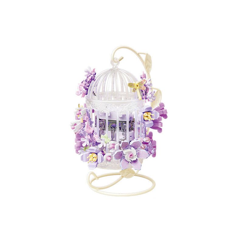 GEKKOSHA 804425 GIẤC MƠ LỒNG HOA CHUNYU·SAO bộ đồ chơi xếp lắp ráp ghép mô hình Arts & Crafts BREATH OF FLOWERS 676 khối