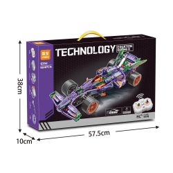 LEIBAO 8394 CÔNG NGHỆ ĐIỀU KHIỂN TỪ XA ĐUA XE THỨC EVA UNIT 1 bộ đồ chơi xếp lắp ráp ghép mô hình Technic Kỹ Thuật Công Nghệ Cao Mô Hình Phương Tiện 1124 khối
