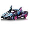 LELE BROTHER 9055 3300 3301 3302 XE KÉO LAMBORGHINI GREEN BULL 1:18 tỷ lệ 1:18 bộ đồ chơi xếp lắp ráp ghép mô hình Technic Kỹ Thuật Công Nghệ Cao Mô Hình Phương Tiện 586 khối