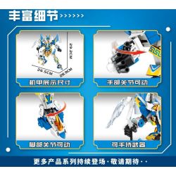 MINGDI LEIBAO K2013 2013 ĐẾ QUỐC ĐẠI TẦN BAI QI WU ANJUN MECHA bộ đồ chơi xếp lắp ráp ghép mô hình 625 khối