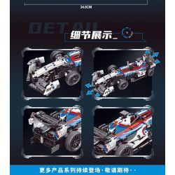 LEIBAO 8621 XE ĐUA ĐIỀU KHIỂN TỪ XA CÔNG NGHỆ F1 bộ đồ chơi xếp lắp ráp ghép mô hình Technic Kỹ Thuật Công Nghệ Cao Mô Hình Phương Tiện 637 khối