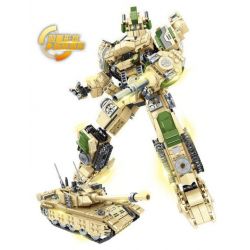 MINGDI LEIBAO K2022 2022 MECHA GLORY HIỆP SĨ HỔ ĐIÊN bộ đồ chơi xếp lắp ráp ghép mô hình Military Army Quân Sự Bộ Đội 754 khối
