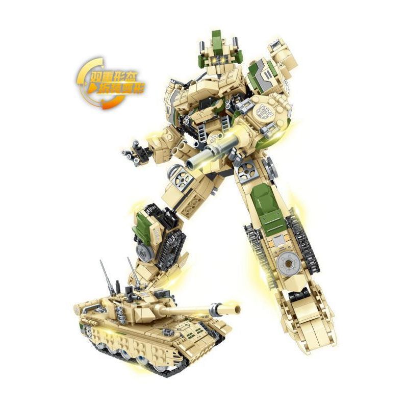 MINGDI LEIBAO K2022 2022 MECHA GLORY HIỆP SĨ HỔ ĐIÊN bộ đồ chơi xếp lắp ráp ghép mô hình Military Army Quân Sự Bộ Đội 754 khối