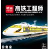 MINGDI LEIBAO K0760 0760 KỸ SƯ ĐƯỜNG SẮT CAO TỐC bộ đồ chơi xếp lắp ráp ghép mô hình City HIGH SPEED RAIL ENGINEER Thành Phố 520 khối