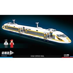 MINGDI LEIBAO K0760 0760 KỸ SƯ ĐƯỜNG SẮT CAO TỐC bộ đồ chơi xếp lắp ráp ghép mô hình City HIGH SPEED RAIL ENGINEER Thành Phố 520 khối