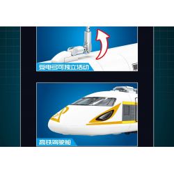 MINGDI LEIBAO K0760 0760 KỸ SƯ ĐƯỜNG SẮT CAO TỐC bộ đồ chơi xếp lắp ráp ghép mô hình City HIGH SPEED RAIL ENGINEER Thành Phố 520 khối