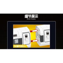 MINGDI LEIBAO K0761 0761 KỸ SƯ ĐƯỜNG SẮT CAO TỐC bộ đồ chơi xếp lắp ráp ghép mô hình City HIGH SPEED RAIL ENGINEER Thành Phố 510 khối