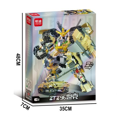 MINGDI LEIBAO K3009 3009 XE TĂNG ZTZ-96 bộ đồ chơi xếp lắp ráp ghép mô hình Military Army Quân Sự Bộ Đội 863 khối
