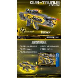 ZHEGAO 918020 CHÒM SAO SÚNG TRƯỜNG BẮN TỈA TAURUS bộ đồ chơi xếp lắp ráp ghép mô hình Military Army GUN-TAURUS Quân Sự Bộ Đội 397 khối