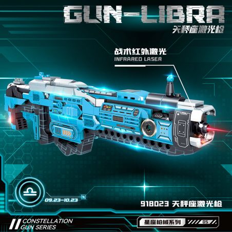 ZHEGAO 918023 CHÒM SAO SÚNG LASER LIBRA bộ đồ chơi xếp lắp ráp ghép mô hình Military Army GUN-LIBRA Quân Sự Bộ Đội 449 khối