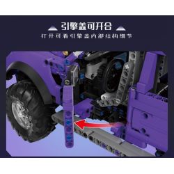 GBL KY1122 1122 XE BÁN TẢI WILDERNESS RAPTOR HAI BIẾN THỂ bộ đồ chơi xếp lắp ráp ghép mô hình Technic Kỹ Thuật Công Nghệ Cao Mô Hình Phương Tiện 1689 khối
