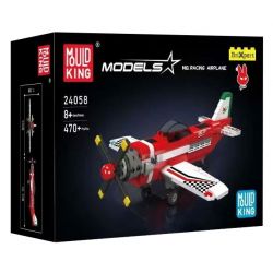 MouldKing 24058 Mould King 24058 MÁY BAY ĐUA bộ đồ chơi xếp lắp ráp ghép mô hình City RACING AIRPLANE Thành Phố 470 khối