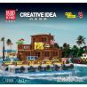 MouldKing 10108 Mould King 10108 KHÁCH SẠN MARINA bộ đồ chơi xếp lắp ráp ghép mô hình City DOCKSIDE TAVERN Thành Phố 842 khối