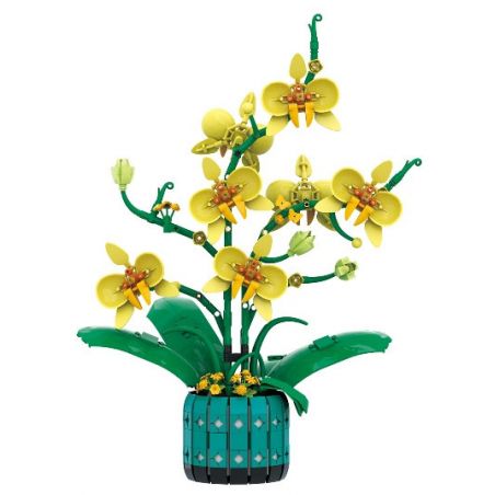 BAKA TECHNOLOGY 33800 PHONG LAN bộ đồ chơi xếp lắp ráp ghép mô hình Creator ORCHID Sáng Tạo 1110 khối