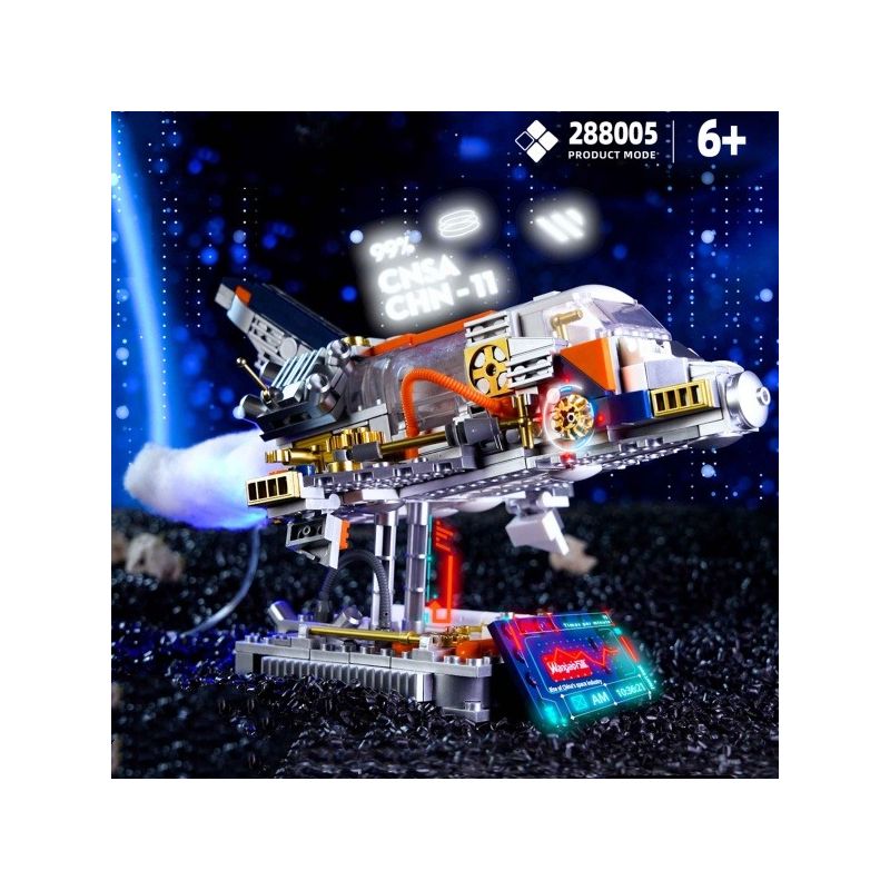 JMBRICKLAYER 50002 TÀU CON THOI bộ đồ chơi xếp lắp ráp ghép mô hình SPACE SHUTTLE 1379 khối